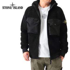 Stone Island ストーンアイランド コットンパイル ボア フードジャケット 751560134 パーカー メンズ｜golden-state