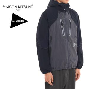 and wander × Maison Kitsune アンドワンダー メゾンキツネ コラボ ハイキング マウンテンジャケット 3121900 マウンテンパーカー メンズ｜golden-state