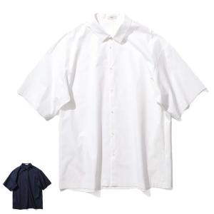 ATON◇SUVIN_BROAD STANDARD SHIRT/2/コットン/NVY/BL.AG.GM.0001