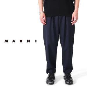 MARNI エラスティックウエストトラウザー　size44 MARNI - オーガニックギャバジン製パンツ / クロップド / ドロー