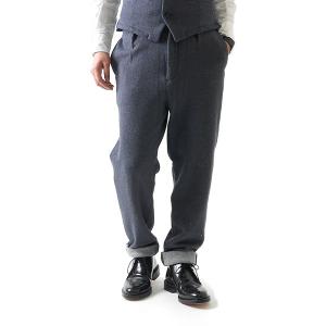 [TIME SALE 10/10(火)12:59終了] Nigel Cabourn ナイジェルケーボン ジャージー プリーツパンツ PLEAT PANT JERSEY 8040050003 スウェット 日本製