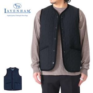 LAVENHAM（ラベンハム） マフラー Snap Button Quilt Scarf スナップ