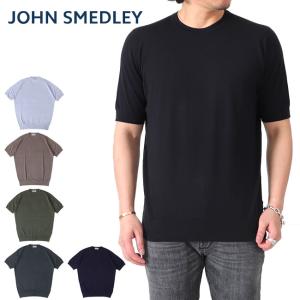 JOHN SMEDLEY ジョンスメドレー 30G ニットTシャツ KEMPTON 半袖Tシャツ メンズ