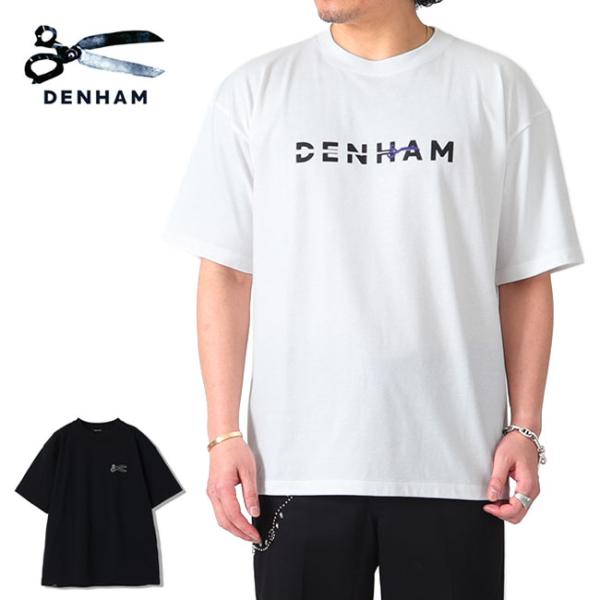 DENHAM デンハム CUT THE LOGO TEE シザーロゴ Tシャツ 01240352 半...