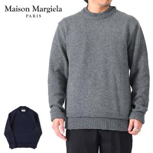 Maison Margiela メゾンマルジェラ 5G エルボーパッチ プルオーバー ニットセーター SI1GP0001 S18064 メンズ｜golden-state