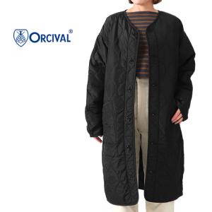 [TIME SALE] ORCIVAL オーシバル キルト ノーカラーコート OR-A0080 NY...