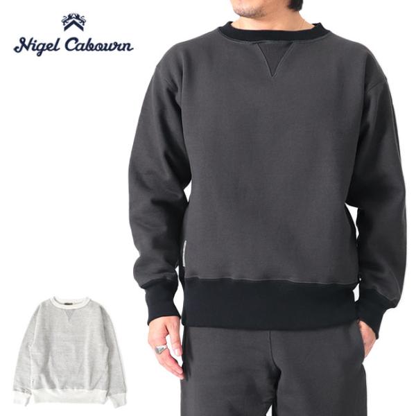 Nigel Cabourn ナイジェルケーボン 50&apos;s クルーネック プルオーバー スウェット 2...