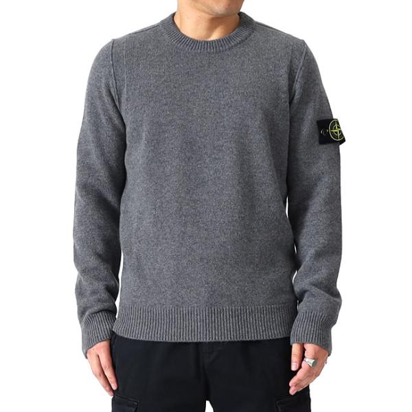 STONE ISLAND ストーンアイランド 7ゲージ ラムウール クルーネック セーター 5100...