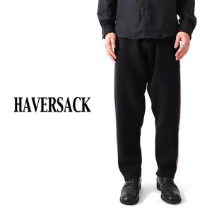 HAVERSACK ハバーサック サイドライン カシミヤ ニットパンツ 461805 ジャージ メンズ｜golden-state