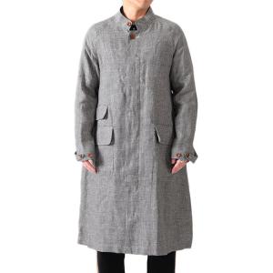 HAVERSACK ハバーサック チェック柄 スタンドカラー ウールコート