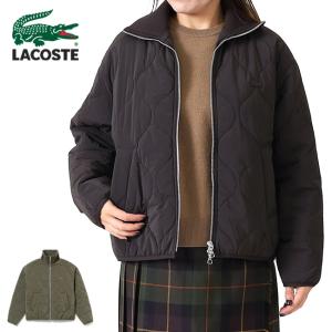 LACOSTE ラコステ スタンドカラー キルティングジャケット BF019J ジップジャケット レディース
