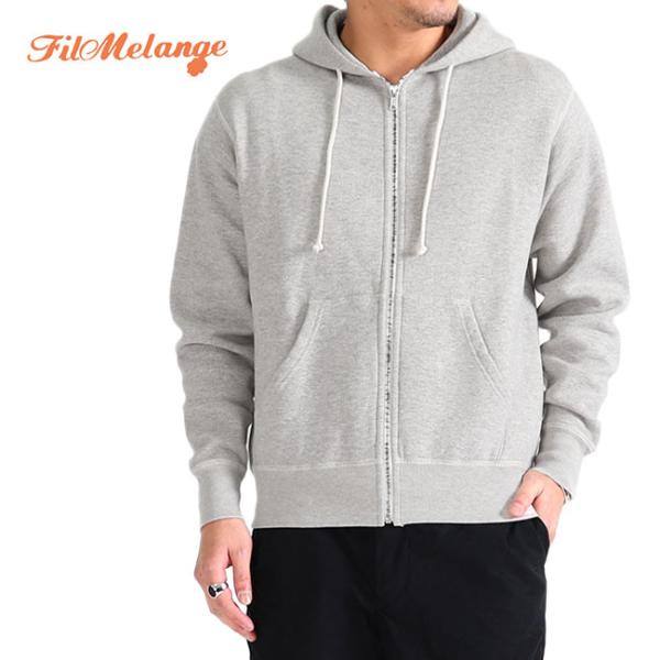 Filmelange フィルメランジェ RICKY リッキー メランジェ スウェットパーカー 裏毛 ...