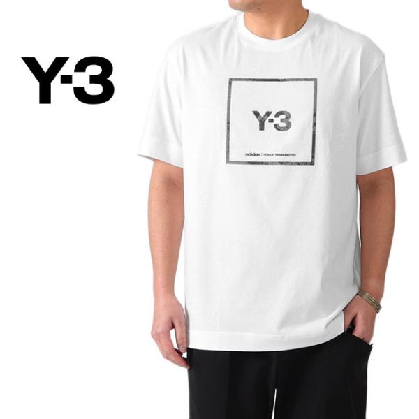 Y-3 スクエアラベルロゴ Tシャツ GV6060 GV6061 半袖Tシャツ メンズ ワイスリー