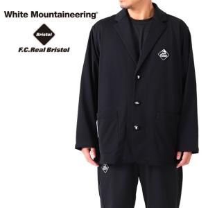 White Mountaineering × F.C. Real Bristol コラボ ゴアテックス テーラードジャケット WM2273205 GORE-TEX 黒 ブレザー メンズ｜golden-state
