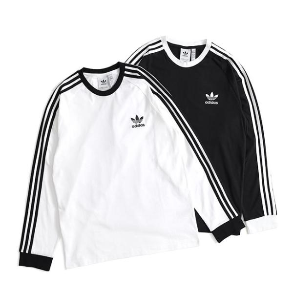 adidas アディダスオリジナルス アディカラー スリーストライプス ロンTシャツ IA4879 ...