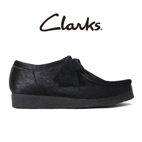 CLARKS クラークス Wallabee Hair On ワラビー ヘアーオン レザー モカシンシ...