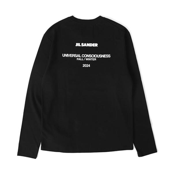 [TIME SALE] JIL SANDER ジルサンダー 2024FW バックロゴ Tシャツ ロン...