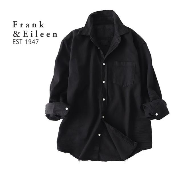 Frank&amp;Eileen フランク&amp;アイリーン LUKE BKCD ルーク ブラックデニムシャツ 9...