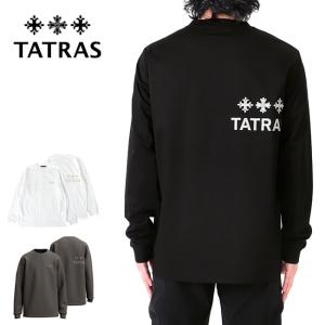 TATRAS タトラス BELECI べレチ ロゴ ロンT MTAT24S8242 長袖Tシャツ メンズ