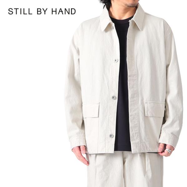 Still By Hand 10オンス 岡山県産 デニムジャケット DN01241 Gジャン メンズ...