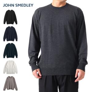 日本限定モデル JOHN SMEDLEY ジョンスメドレー 24G クルーネック ニットセーター A4543 メンズ