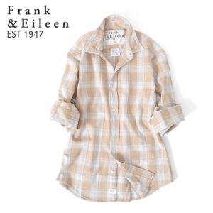 【美品】Frank&Eileen LUKE/ST WCD ダメージ加工 白シャツ 美品】Frank&Eileen LUKE/ST WCD ダメージ加工 白シャツ