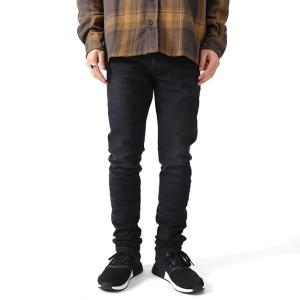 JOHN ELLIOTT ジョンエリオット ストレッチ ブラックジーンズ 3120600021 スキニー デニムパンツ メンズ｜golden-state