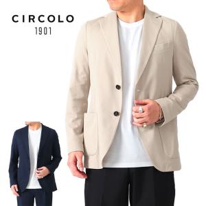 CIRCOLO 1901 チルコロ1901 ピケ ストレッチジャージー テーラード