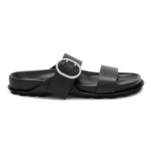 [SALE] JIL SANDER ジルサンダー レザー フラットサンダル J33WX0004 P4942 黒 ブラック メンズ