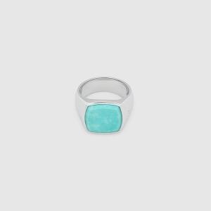 TOMWOOD トムウッド リング 指輪 ターコイズ シルバー Cushion Turquoise :t16061803:Golden State -  通販 - Yahoo!ショッピング