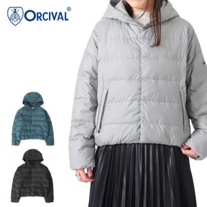 ORCIVAL オーシバル フーデッド ライト ショートダウンジャケット OR-A0407 DPL ...