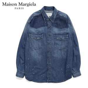 Maison Margiela メゾンマルジェラ ビンテージ インディゴ デニムシャツ S50DT0084 M30021 長袖シャツ メンズ
