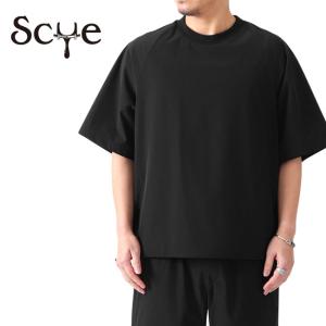 【美品】  SCYE / サイ | リネン ピンタック バンドカラー シャツ ブラウス | 38 | ブラック | レディース Scye（サイ） リネン ピンタックブラウス1220-31038 1221-31005 リネン