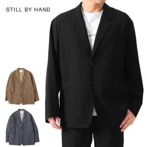 [SALE] STILL BY HAND スティルバイハンド ウール ジャージライク テーラードジャケット JK02213 ブレザー メンズ｜golden-state