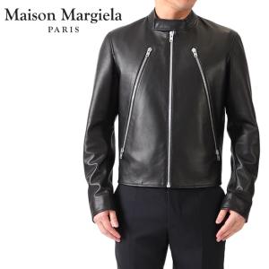 Maison Margiela メゾンマルジェラ 八の字 5ZIPライダース ジャケット S50AM0489 SY1460 ラムレザー シングル メンズ｜golden-state