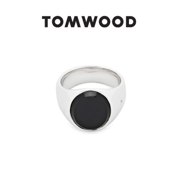 TOMWOOD Oval Polished Black Onyx オーバル ポリッシュ ブラック オ...