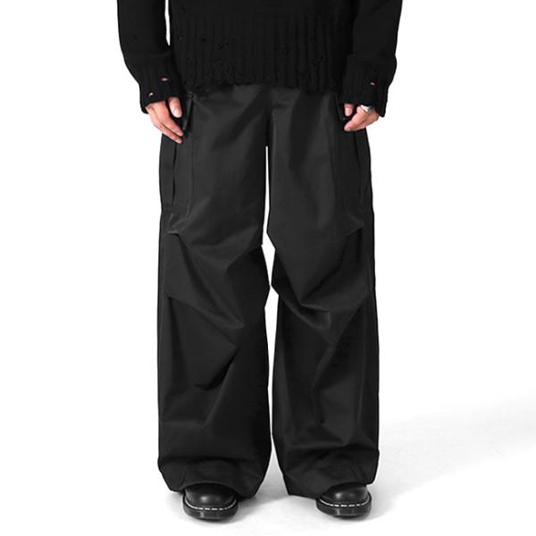 MARNI マルニ タフタ ワイドカーゴパンツ PUMU0247S0 UTP789 撥水加工 ブラッ...