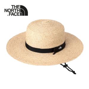 [TIME SALE] THE NORTH FACE ノースフェイス ラフィア ブレイドハット NNW02441 麦わら あご紐 帽子 レディース