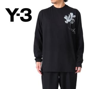 Y-3 ワイスリー オーバーサイズ 3ストライプ バックロゴ Tシャツ