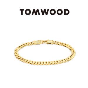 TOMWOOD トムウッド 9K ゴールド チェーンブレスレット Curb Bracelet L Gold 金 喜平 ギフト プレゼント｜golden-state