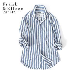 Frank&amp;Eileen - 極美品✨ フランクアンドアイリーン 希少 EILEEN シャツ ストライプ 緑 Frank＆Eileen(フランク＆アイリーン)｜EILEEN イタリアンリネン