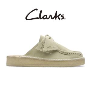 クラークス　ワラビー　ミュール Clarks クラークス デザートノマド ミュール 26176535 グレー