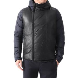 GIORGIO BRATO フーデッドムートンジャケット GIORGIO BRATO ジョルジオブラット ラムレザー フーデッド