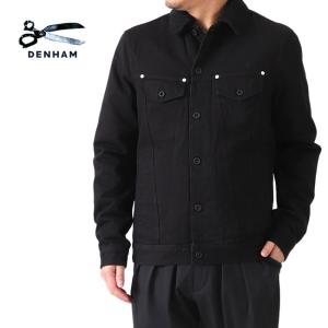 デンハム　ジャケット　レザー　コンビ　DENHAM ブルゾン SALE] DENHAM デンハム レザーコンビ スタンドカラージャケット 01-19