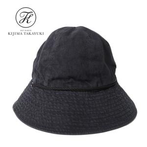 KIJIMA TAKAYUKI × TH エコレザーバケットハット ブラック