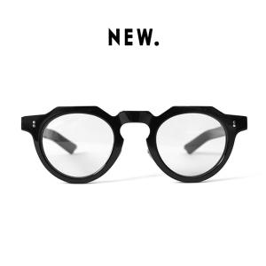 ❤️ 日本製 ACETATE メガネ フレーム FDR ビンテージ 黒色 人気美品 999.9 フォーナインズ メガネ NPM-56 9110 ブラックマット × ブラック