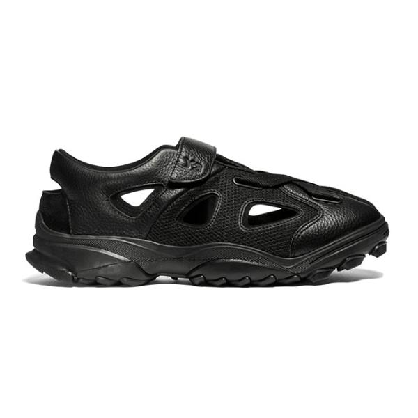 Y-3 ワイスリー GSG9 SANDAL レザー メッシュサンダル KI4346 黒 ブラック メ...