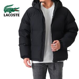 Lacoste ラコステ バックステッチロゴ モノクロ ショート ダウン