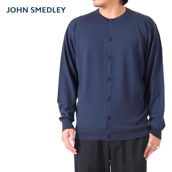 日本企画 JOHN SMEDLEY ジョンスメドレー 24G メリノウール クルーネック ニットカー...