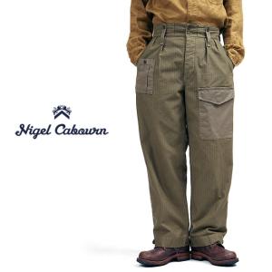 Nigel Cabourn ナイジェルケーボン ナノピグメント ヘリンボーン ブリティッシュアーミー...